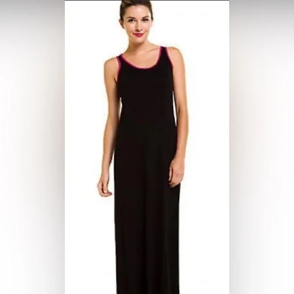 Lilly Pulitzer Black Treena Racerback Maxi Dress